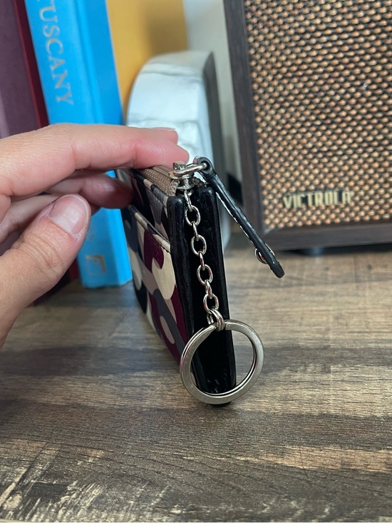 Coach Opt Art Zip Card Holder / Wallet - GREAT CONDITION - Picture 4 of 10